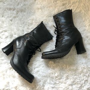 Black Leather Boots